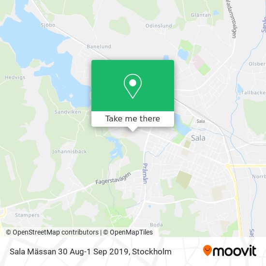 Sala Mässan 30 Aug-1 Sep 2019 map