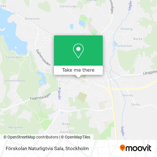 Förskolan Naturligtvis Sala map