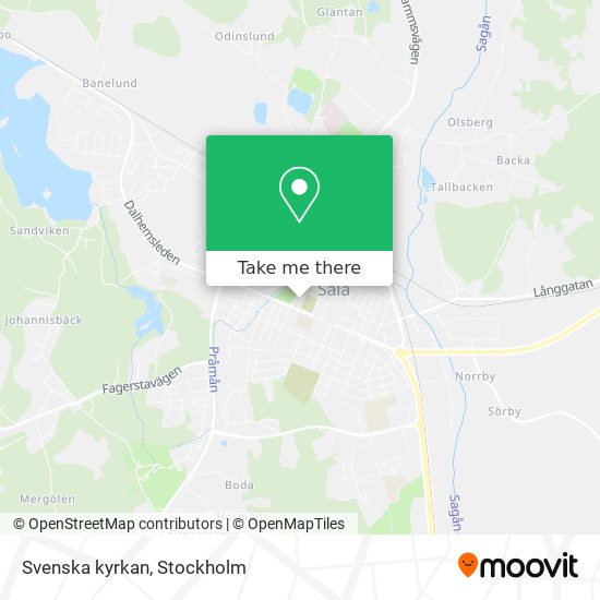 Svenska kyrkan map