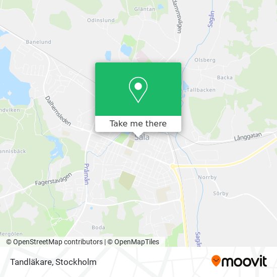 Tandläkare map