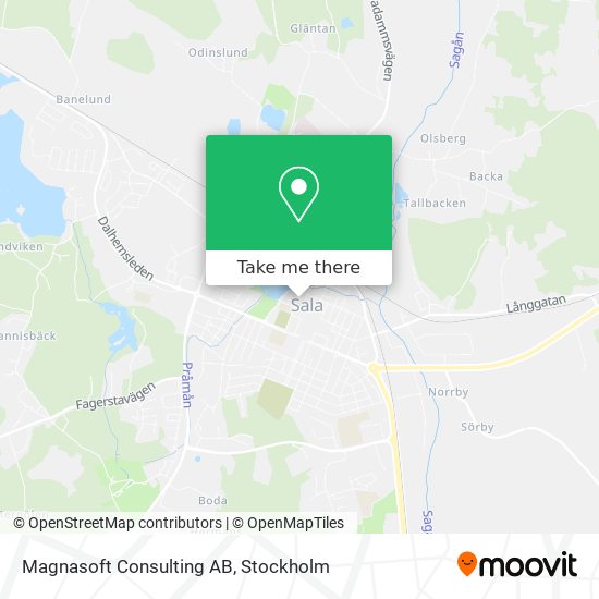 Magnasoft Consulting AB map