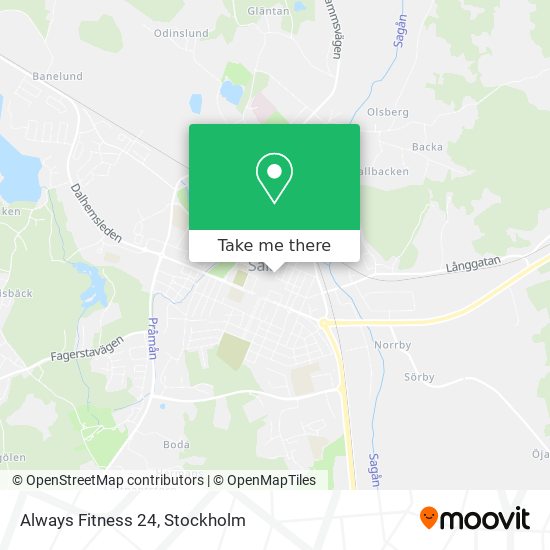 Always Fitness 24 map