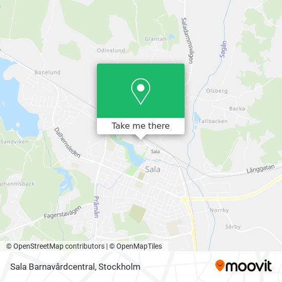 Sala Barnavårdcentral map