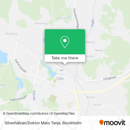 Silverhälsan/Doktor Mats Tenje map