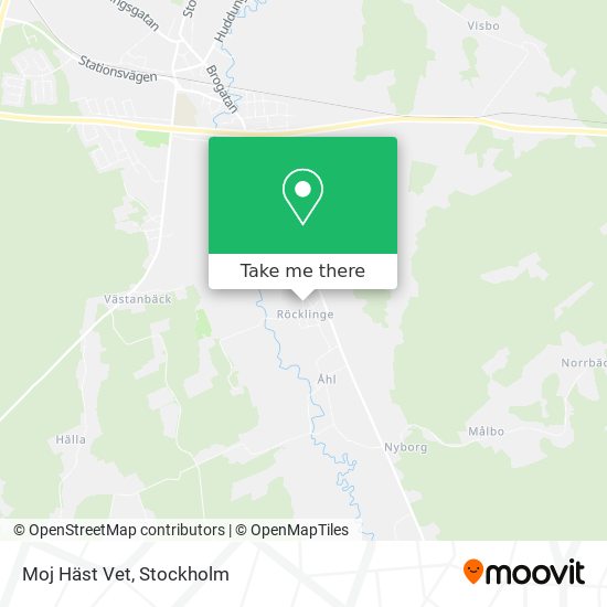 Moj Häst Vet map