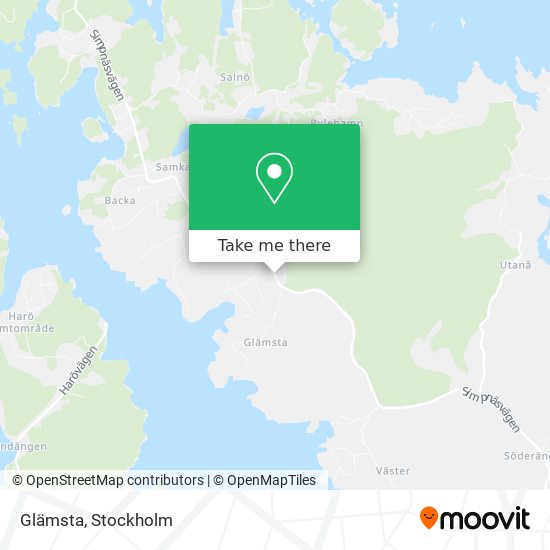 Glämsta map