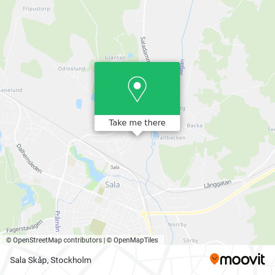 Sala Skåp map