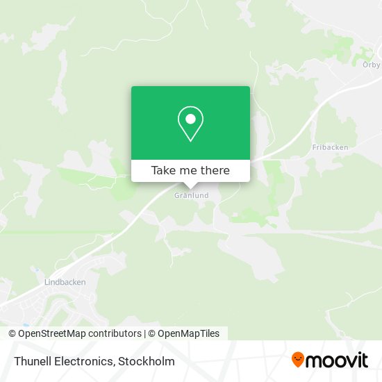 Thunell Electronics map