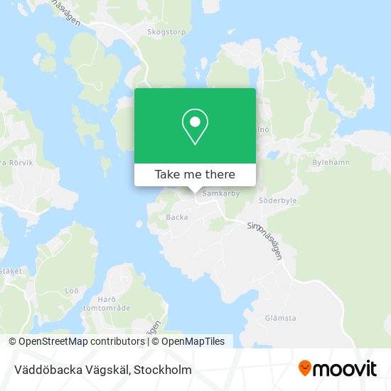 Väddöbacka Vägskäl map