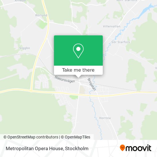 Metropolitan Opera House map