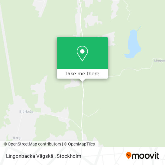 Lingonbacka Vägskäl map