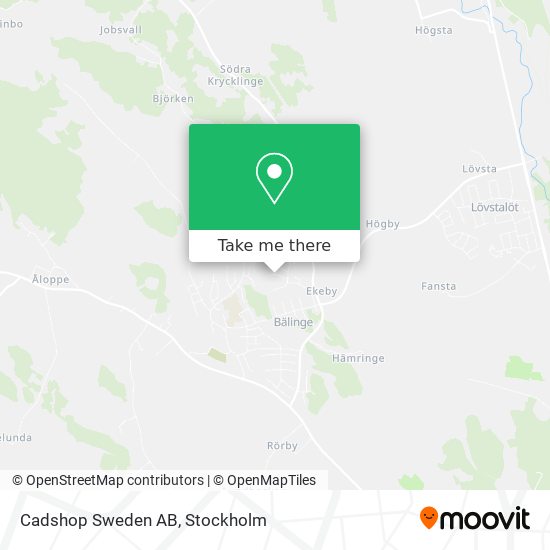 Cadshop Sweden AB map