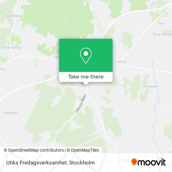 Utiks Fredagsverksamhet map