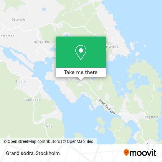 Granö södra map