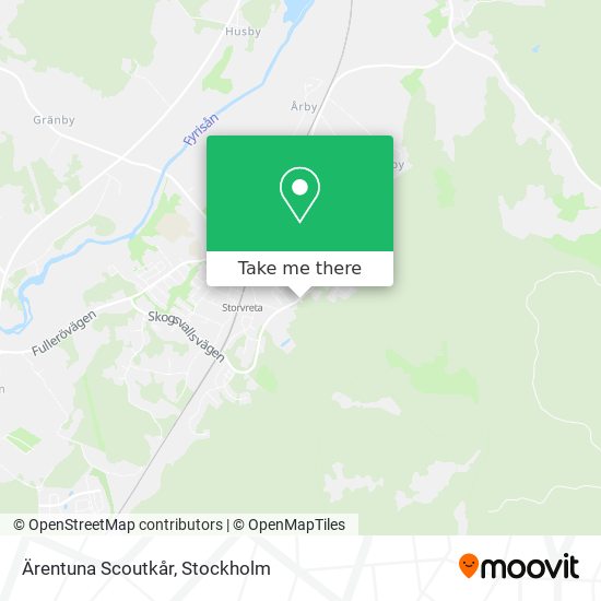 Ärentuna Scoutkår map