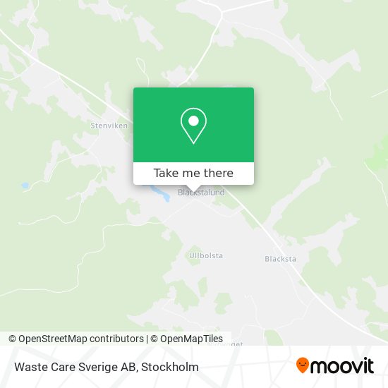 Waste Care Sverige AB map