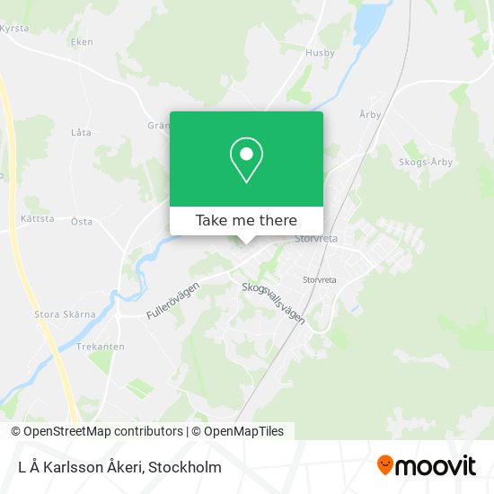 L Å Karlsson Åkeri map