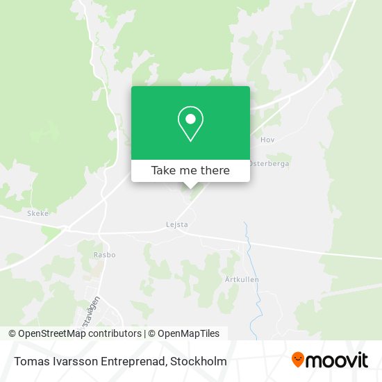 Tomas Ivarsson Entreprenad map