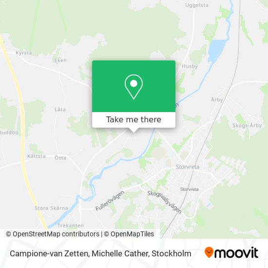 Campione-van Zetten, Michelle Cather map