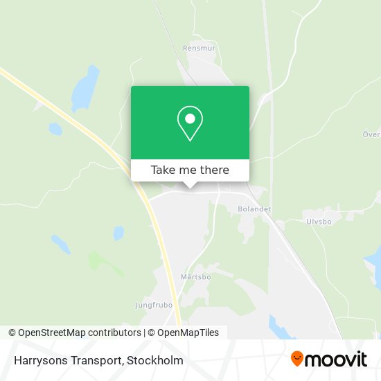 Harrysons Transport map