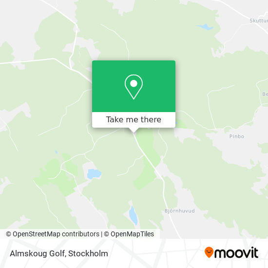 Almskoug Golf map