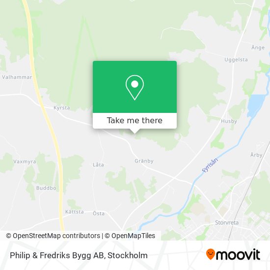 Philip & Fredriks Bygg AB map