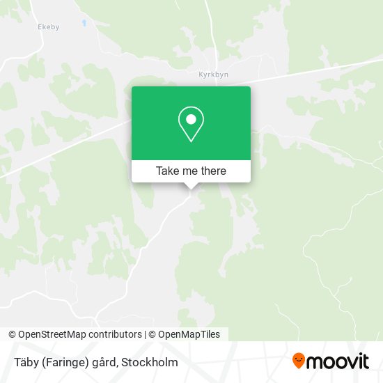 Täby (Faringe) gård map