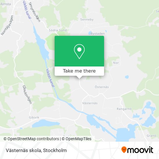 Västernäs skola map