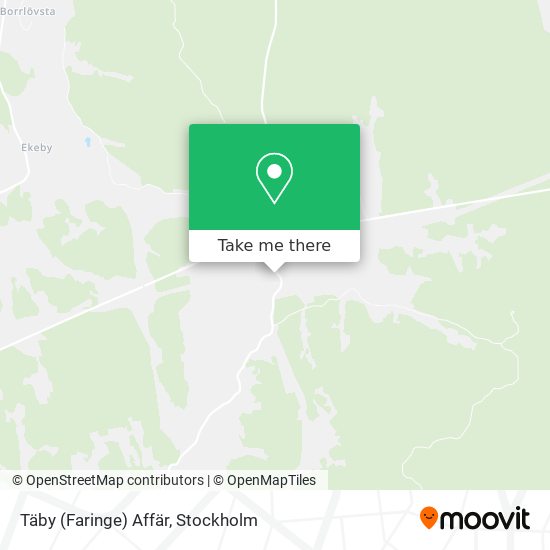 Täby (Faringe) Affär map