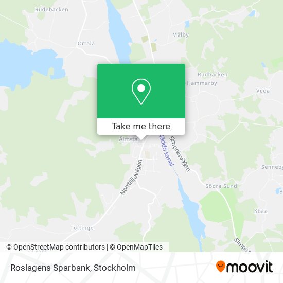 Roslagens Sparbank map