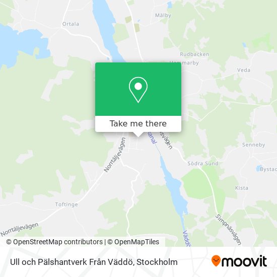 Ull och Pälshantverk Från Väddö map