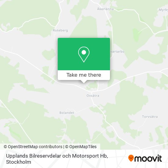 Upplands Bilreservdelar och Motorsport Hb map