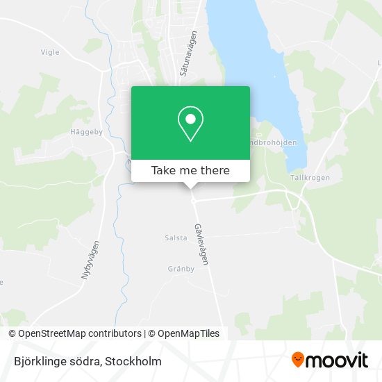 Björklinge södra map