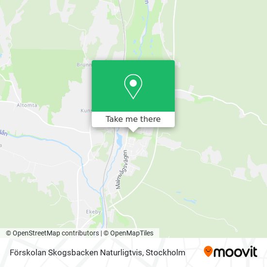 Förskolan Skogsbacken Naturligtvis map