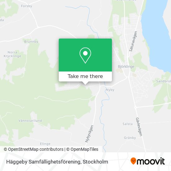 Häggeby Samfällighetsförening map