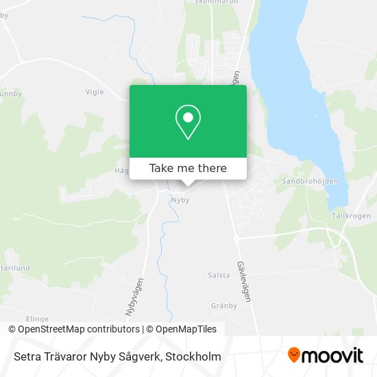 Setra Trävaror Nyby Sågverk map