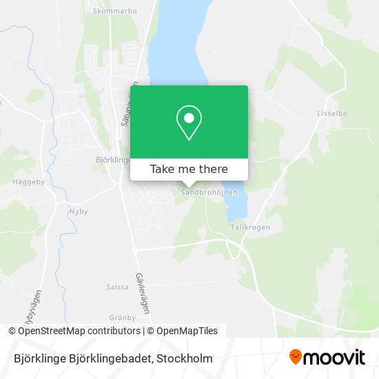 Björklinge Björklingebadet map