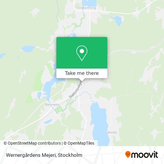 Wernergårdens Mejeri map