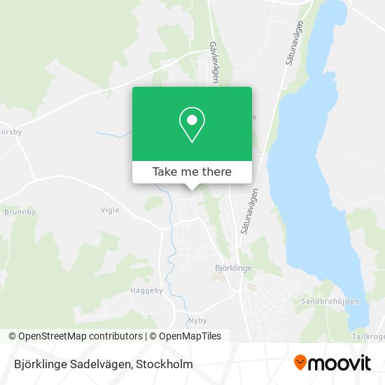 Björklinge Sadelvägen map