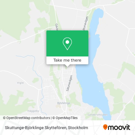 Skuttunge-Björklinge Skyttefören map