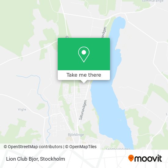 Lion Club Bjor map