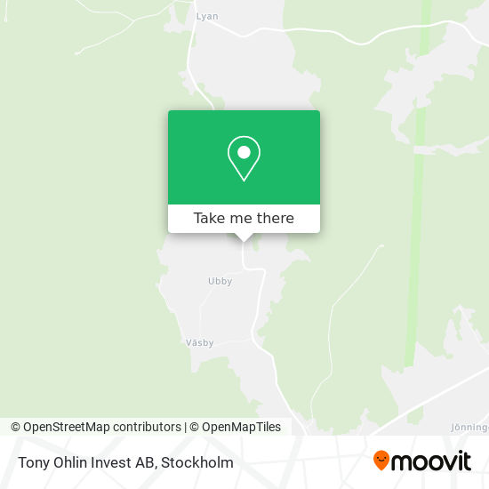 Tony Ohlin Invest AB map