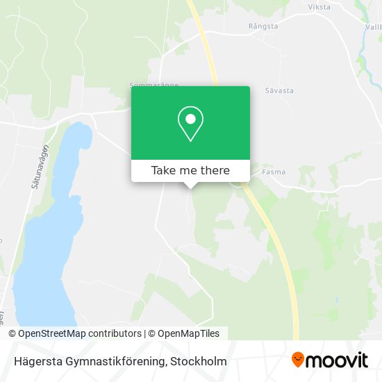 Hägersta Gymnastikförening map