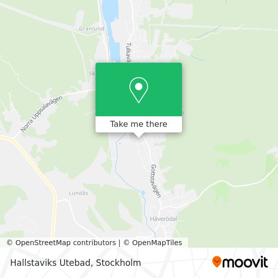 Hallstaviks Utebad map