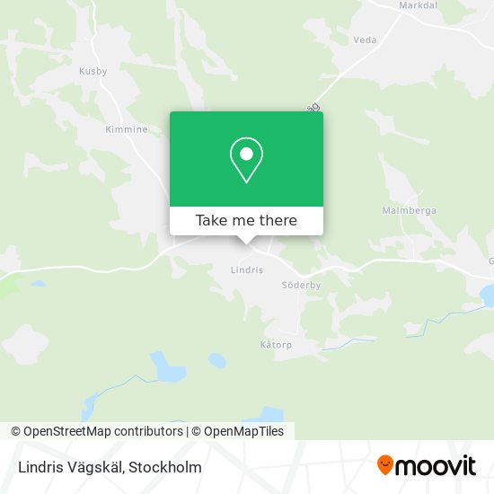 Lindris Vägskäl map