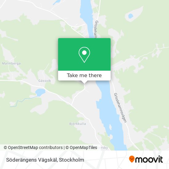 Söderängens Vägskäl map