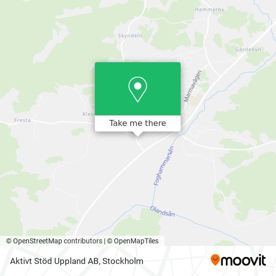 Aktivt Stöd Uppland AB map