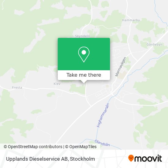 Upplands Dieselservice AB map