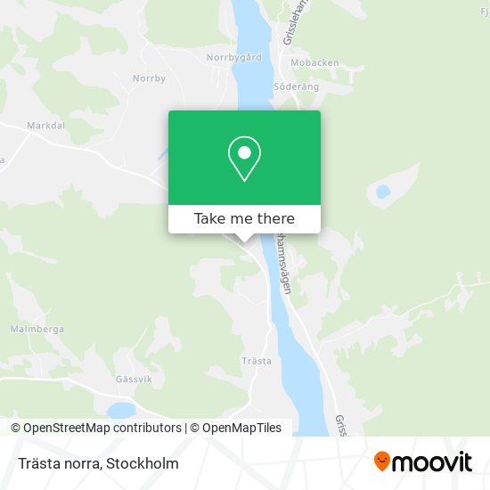 Trästa norra map