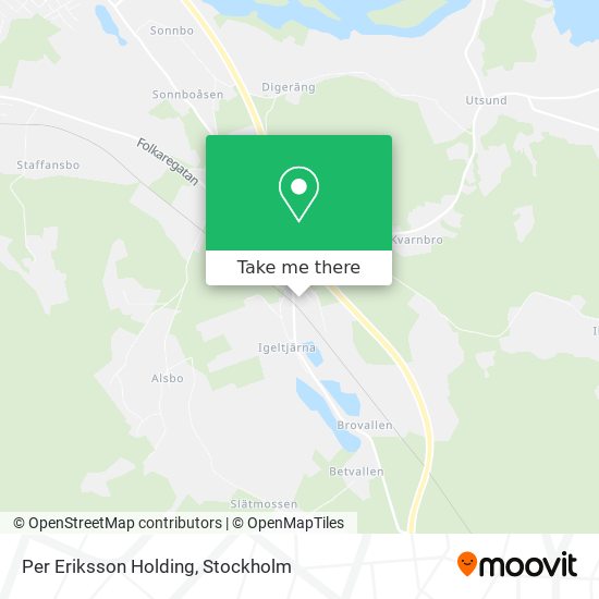Per Eriksson Holding map